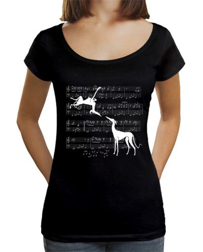 Camiseta Mujer Cuello Ancho Loose Fit Partitura Camiseta mujer laTostadora - latostadora.com - Modalova