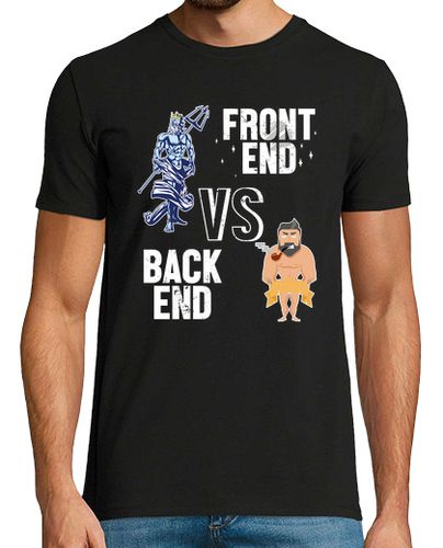 Camiseta backend vs frontend desarrollador ingeniero desarrollador de software - latostadora.com - Modalova