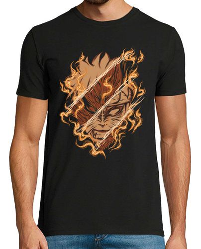 Camiseta Hombre Manga Corta modo kyuubi ninja laTostadora - latostadora.com - Modalova