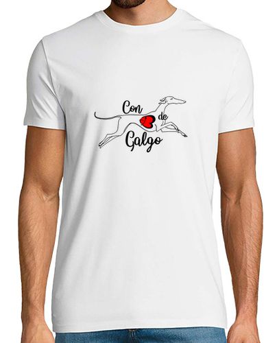 Camiseta Camiseta hombre B de Galgo - latostadora.com - Modalova