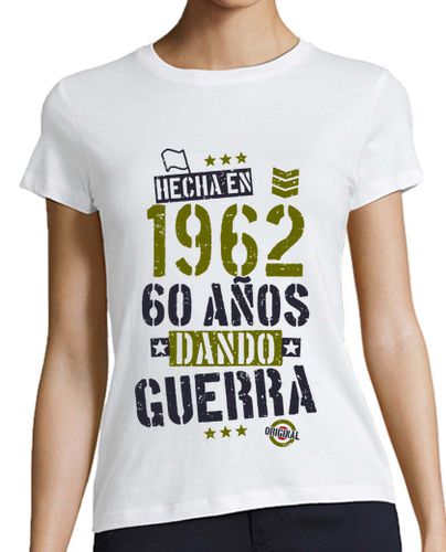 Camiseta Mujer Manga Corta 1962. 60 años dando guerra laTostadora - latostadora.com - Modalova