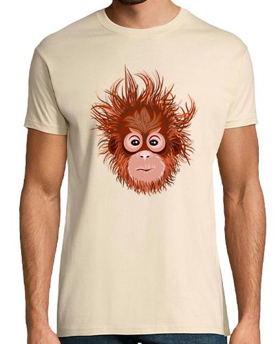 Camiseta ORANGUTÁN 001 Camiseta básica beige laTostadora - latostadora.com - Modalova