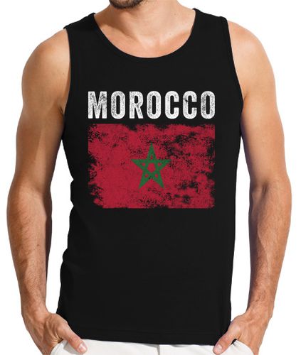 Camiseta Hombre Sin Mangas bandera de marruecos bandera marroquí a laTostadora - latostadora.com - Modalova