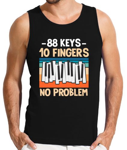 Camiseta 88 teclas 10 dedos no hay problema para - latostadora.com - Modalova