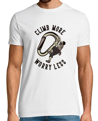 Camiseta escalar más preocuparse menos al aire libre deporte de velocidad escalada libre - latostadora.com - Modalova