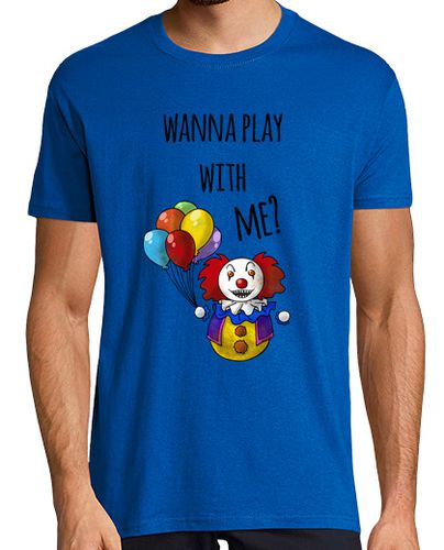 Camiseta Wanna play with me? Pennywise (Eng) laTostadora - latostadora.com - Modalova