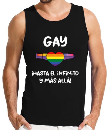 Camiseta Hombre Sin Mangas Gay hasta el infinito laTostadora - latostadora.com - Modalova