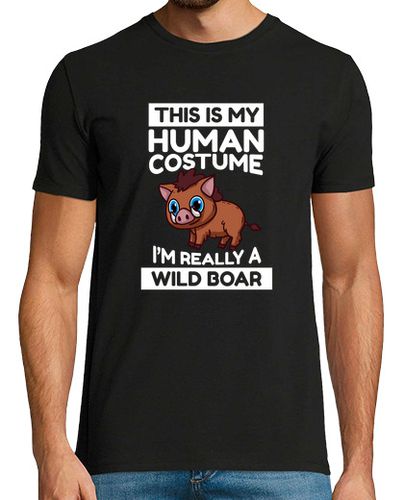 Camiseta este es mi disfraz humano soy realmente un jabalí - latostadora.com - Modalova