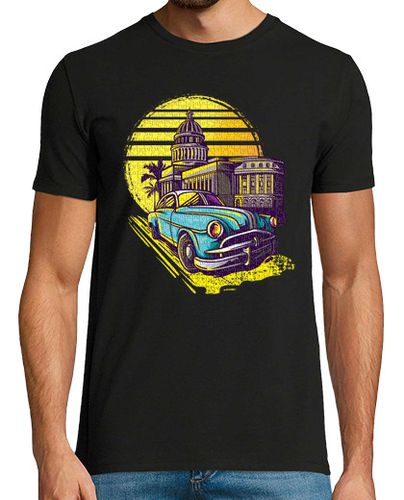 Camiseta Los coches antiguos cubanos y La Habana - latostadora.com - Modalova