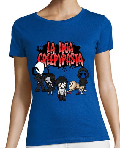 Camiseta mujer LA LIGA CREEPYPASTA MUJER MANGA CORTA - latostadora.com - Modalova