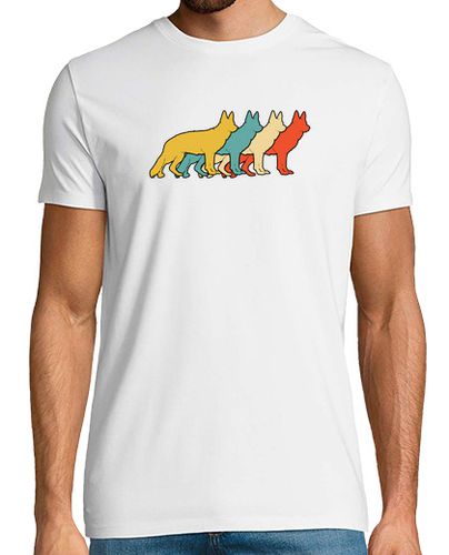 Camiseta idea retro del regalo del perro pastor alemán del arte pop retro del vintage - latostadora.com - Modalova