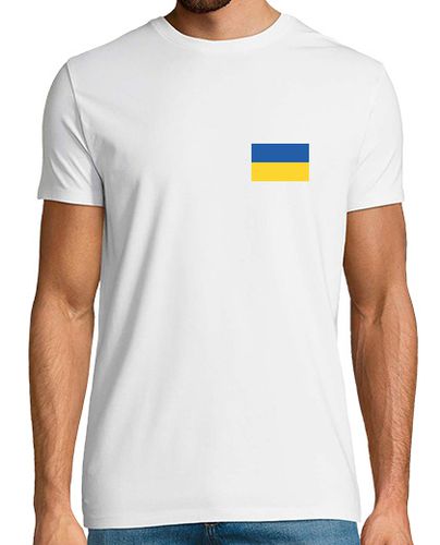 Camiseta Bandera de Ucrania - latostadora.com - Modalova