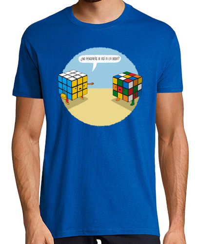 Camiseta Hombre Manga Corta Boda de Rubik laTostadora - latostadora.com - Modalova