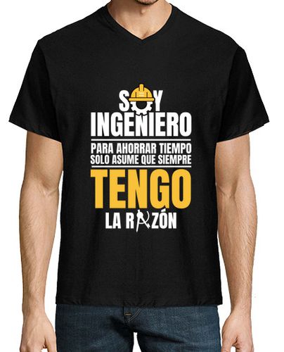 Camiseta Hombre Cuello Pico soy ingeniero asumo que siempre tengo laTostadora - latostadora.com - Modalova