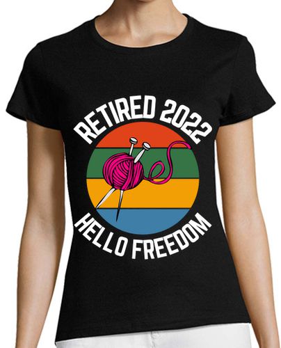 Camiseta mujer jubilado crochet 2022 hola libertad - latostadora.com - Modalova