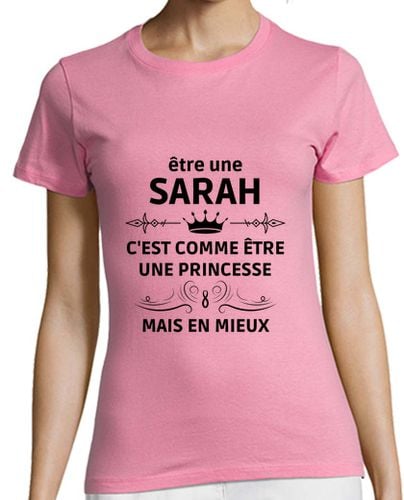 Camiseta Mujer Manga Corta nombre sarah princesa laTostadora - latostadora.com - Modalova