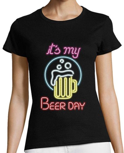 Camiseta mujer Beer day M - latostadora.com - Modalova