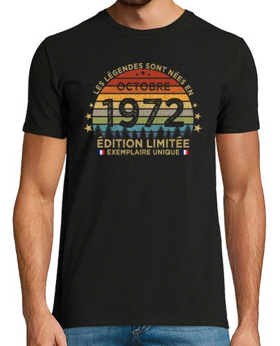 Camiseta aniversario 50 años leyendas nacieron en octubre de 1972 - latostadora.com - Modalova