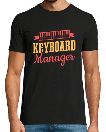 Camiseta Hombre Manga Corta Pianist Musicial Keyboard Manager Piano laTostadora - latostadora.com - Modalova