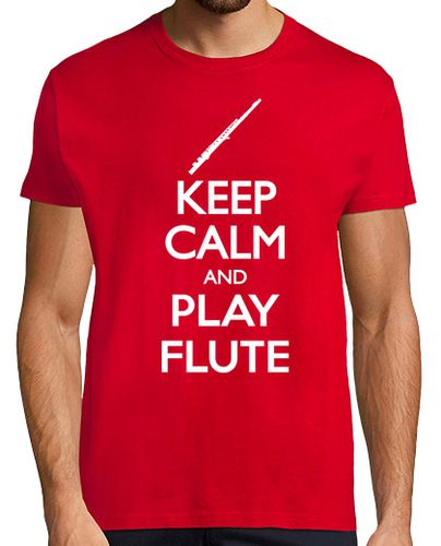 Camiseta Keep Calm and Flute - latostadora.com - Modalova