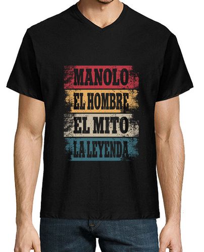 Camiseta Manolo Cumpleanos Regalo Anos Hombre laTostadora - latostadora.com - Modalova