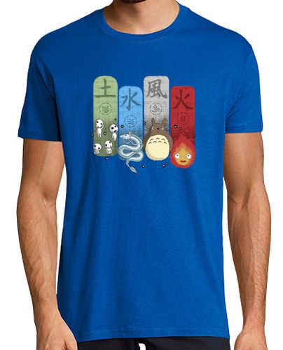 Camiseta Ghibli Elemental Charms - latostadora.com - Modalova