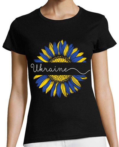 Camiseta mujer ucrania bandera girasol ucraniano apoyo - latostadora.com - Modalova