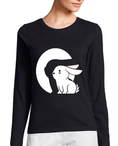 Camiseta Mujer Manga Larga el conejito de pascua esconde huevos co laTostadora - latostadora.com - Modalova