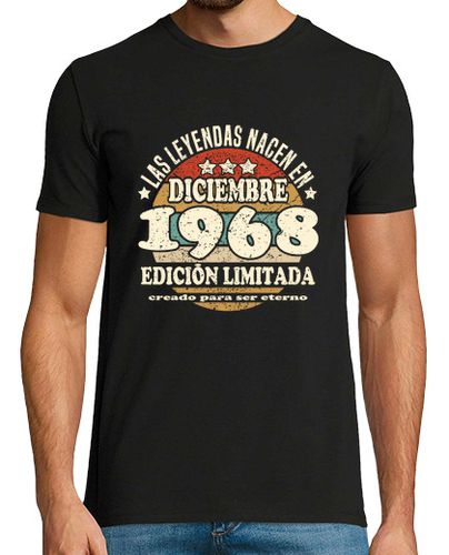 Camiseta Las leyendas nacen en diciembre 1968 - latostadora.com - Modalova