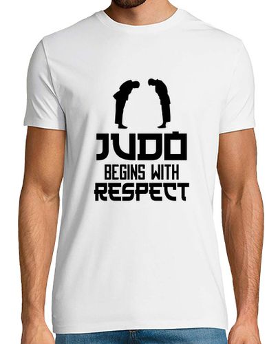 Camiseta el judo comienza con el respeto - latostadora.com - Modalova