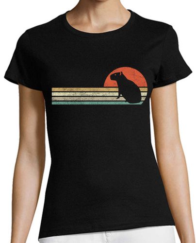 Camiseta Mujer Manga Corta roedor carpincho laTostadora - latostadora.com - Modalova