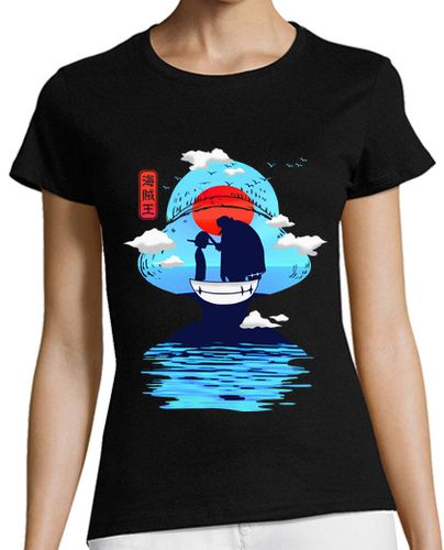 Camiseta mujer legado del rey pirata azul - latostadora.com - Modalova