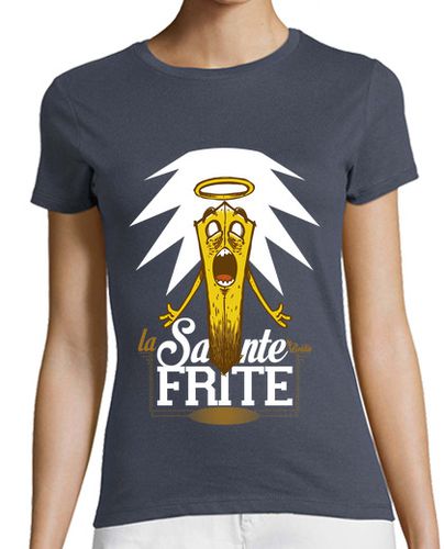 Camiseta mujer santos fritos - mujeres / gris oscuro - latostadora.com - Modalova