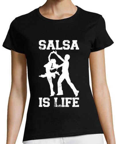 Camiseta mujer la salsa es vida baile bailando latino - latostadora.com - Modalova