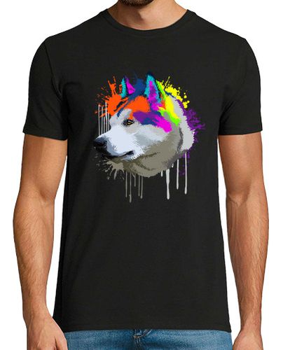 Camiseta splash art alaskan malamute amante de los perros idea de regalo - latostadora.com - Modalova