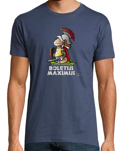 Camiseta Hombre Manga Corta Boletus Maximus (fondo oscuro) laTostadora - latostadora.com - Modalova