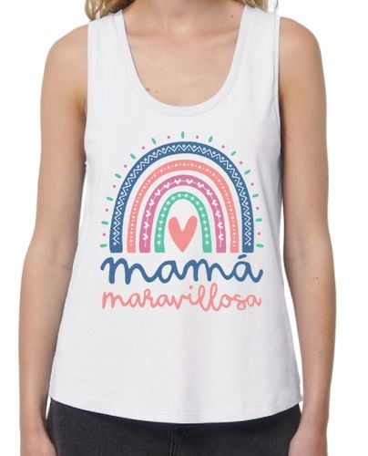 Camiseta Mujer Tirantes Loose Fit Mamá maravillosa laTostadora - latostadora.com - Modalova