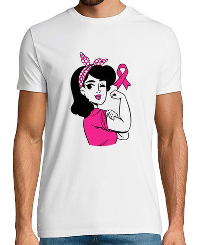 Camiseta mujer poder cancer de mama - latostadora.com - Modalova