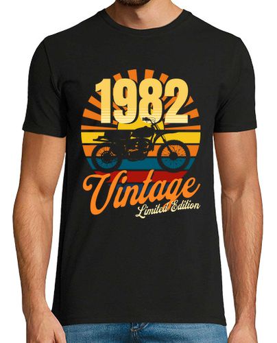 Camiseta motorista 1982, 40 años cumpleaños - latostadora.com - Modalova