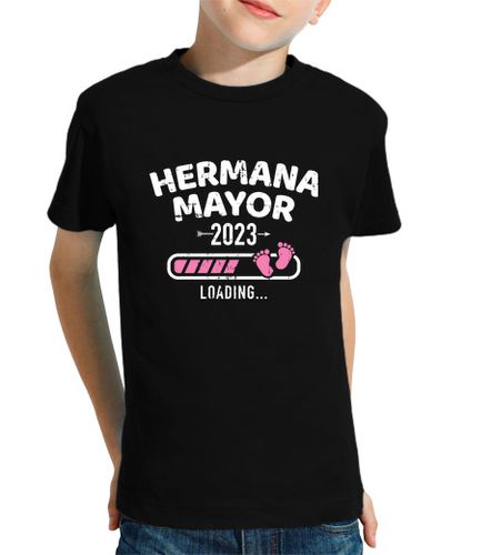 Camiseta Niño Manga Corta hermana mayor 2023 cargando laTostadora - latostadora.com - Modalova