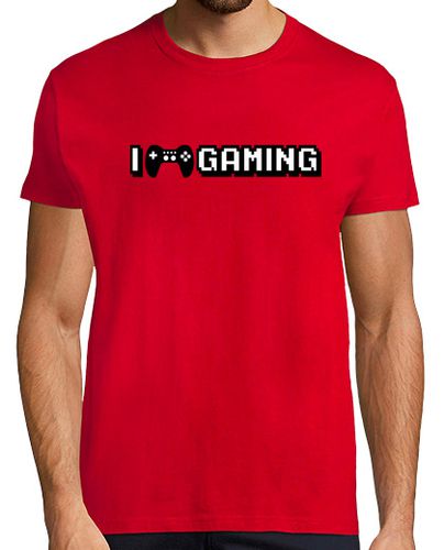 Camiseta I love gaming (negro) - latostadora.com - Modalova