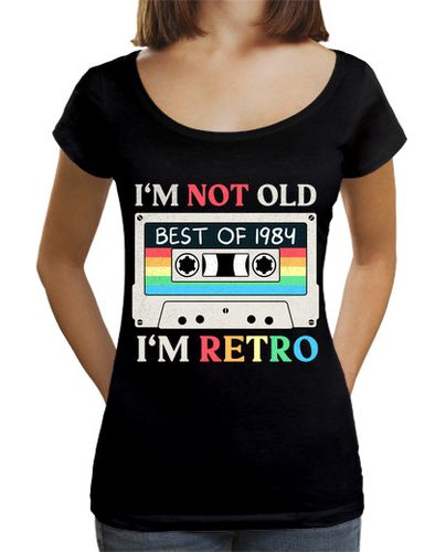 Camiseta mujer vintage 1984 casete retro cumpleaños laTostadora - latostadora.com - Modalova