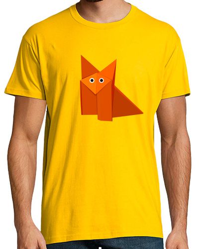 Camiseta Hombre Manga Corta lindo zorro de origami laTostadora - latostadora.com - Modalova