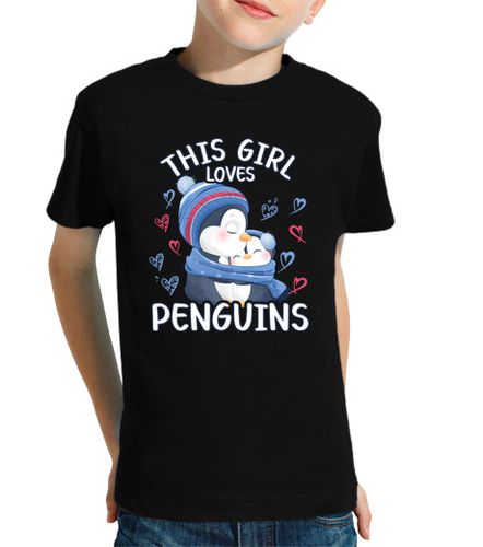 Camiseta niños mamá pingüino bebé esta chica ama a los pingüinos - latostadora.com - Modalova