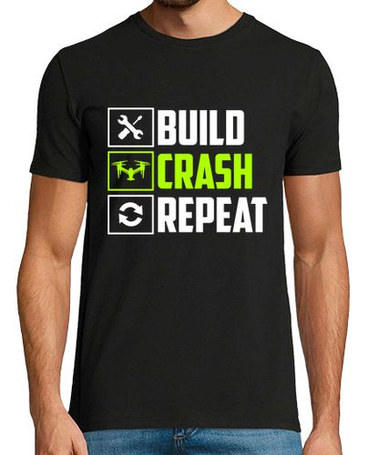 Camiseta divertido construir accidente repetir r laTostadora - latostadora.com - Modalova