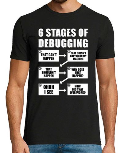 Camiseta 6 etapas del regalo del programador de - latostadora.com - Modalova