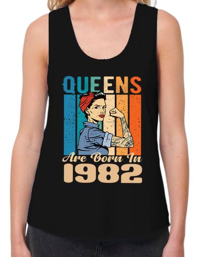 Camiseta mujer las reinas nacen en 1982 laTostadora - latostadora.com - Modalova