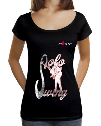Camiseta mujer Solo swing amb logo blanc - latostadora.com - Modalova