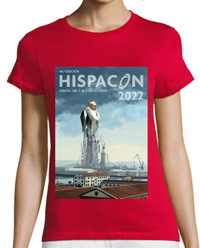 Camiseta mujer HispaCón 2022 - latostadora.com - Modalova
