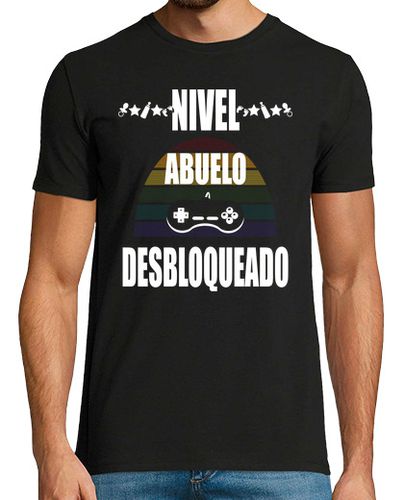 Camiseta Gamer Nivel Abuelo Desbloqueado Blanco - latostadora.com - Modalova